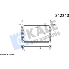 Kale Depomix Radyatör Opel Antara Chevrolet Captiva Al-Pl-Brz