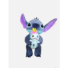 Vitrin Dolusu Stich Peluş Yavrulu 35 cm