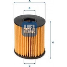 Ufi Depomix Yağ Filtresi PARTNER-BERLINGO-BIPPER-NEMO-EXPERT-TEPEE-P206-P307-TRANSİT-MONDEO Iv-Focus Ii-Scudo