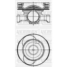 YENMAK Depomix Motor Piston Segman Talisman . 1.6 Dci 76