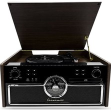 Pazard Waltz Nostaljik Pikap - Bluetooth, Radyo, CD Çalar ve USB Dijital Kayıt Özellikli Ahşap Müzik Sistemi
