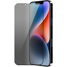 Onba Ally Iphone 14 6.1 3D Full Privacy Gizlilik Cam Ekran Koruyucu ANTI-SPY-(5775) - OB6027-6415