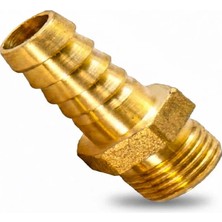 Trend Hause Sarı Pirinç Hortum Rekoru 11/2 Lik 5,5 cm Uzunluğunda
