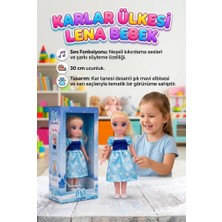 Farbu Oyuncak Lena Snowy Baby Karlar Ülkesi Bebek - 30 cm Şarkı Söyleyen ve Kıkırdayan Fonksiyonel Oyuncak Bebek