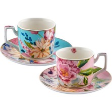 Roy King Full Bloom 6 Kişilik Türk Kahvesi Fincanı