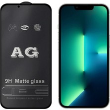 Onba Ally iPhone 13 -13 Pro 6.1inç Full Glue Matte Tempered Cam  Ekran KORUYUCU-(5775) - OB6600-2958