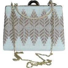E38 El Işçiliği Arnavut Işi Pörtföy Çanta 19*14*5 cm - 6490