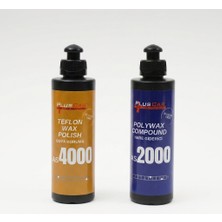 Plus Car Pluscar Ikili Hare Giderme ve Parlatma Seti: As 2000 Hare Giderici + As 4000 Boya Koruma (2X250 Ml)