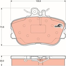 TRW Depomix Ön Balata Mercedes W202 C Klasse 180- 200- 220- 230- 240- 280 93-00