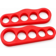 Bozkar Medikal Silikon Parmak Ayırıcı Ayak Şekil Düzenleyici Toe Separator Esnek Ayak Parmak Açıcı 2’li Set