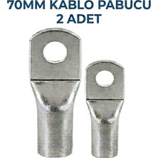GWEST 70MM Pablo Pabucu 2 Adet Kalaylı Sıkmalı Tip