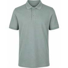 Trender 2127 Düz Pike Yeşil Erkek Polo Yaka T-Shirt 26YL71L58019