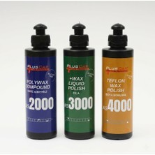 Plus Car Pluscar Üçlü Showroom Koruma Seti: As 2000 + As 3000 + As 4000 (3X250 Ml)
