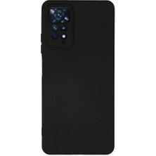 TKÇ Xiaomi Redmi Note 11 Pro Kılıf Nano Içi Kadife Silikon - Siyah