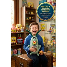 Toyfest Nickelodeon Spongebob Squarepants Plankton Peluş Oyuncak Yumuşak Figür 30 cm