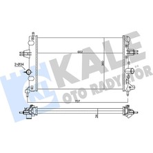 Kale Depomix Radyatör Astra G 1.6 Z16XEP Ac Mek 600X375X26