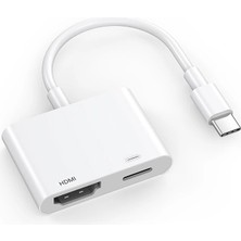 Onba Ally Type C To 4K Hdmı 100W Type C Çevirici Iphone 15 Iphone 16 ANDROID-(5775) - OB7112-6773