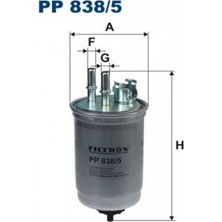 Filtron Depomix Yakit Filtresi Ford Focus 1.8 Di / Tddi 99-04, 1.8 T Di / Tddi 98-04, Tourneo Connect 1.8 Tdci / Tddi / Di 02-13, 1.8 Di 02-13