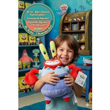 Toyfest Nickelodeon Spongebob Squarepants Bay Yengeç Peluş Oyuncak Yumuşak Lisanslı 32 cm