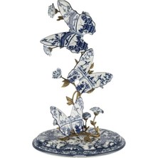 Mikasa Moor Mavi Kelebek Standı 56X37X26CM