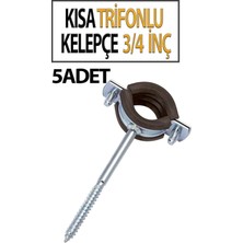 Trend Hause 3/4 Trifonlu Kelepçe Kısa (5 Adet)