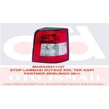 Mars Depomix Stop Lambasi Duysuz Sol Tek Kapi Partner-Berlingo 06