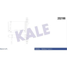 Kale Depomix Kalorifer Radyatörü Clio Ii 00 Symbol Ii 08 234X158 2 Sira Al Pl Sistem