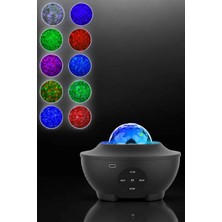 Onba Projektör Yıldız Gece Lambası Disko Topu Bluetooth Bağlantılı Taşınabilir ? - OB8334-8884