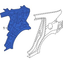 Maher Çamurluk Elantra 16-18 Arka Sol (Oem No: 71503-F2C00)