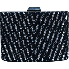 E38 El Işçiliği  Tel Kırma Pörtföy Çanta 13*18*4 cm - 6494