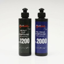 Plus Car Pluscar Ikili Temel Düzeltme Seti: As 1200 Kalın Pasta + As 2000 Hare Giderici (2X250 Ml)