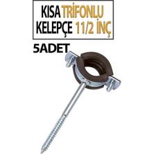 Trend Hause 11/2 Trifonlu Kelepçe Kısa (5 Adet)