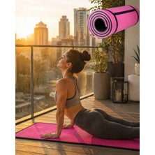 Onba 10 mm Egzersiz Matı Pilates Yoga Aerobik Için Kaymaz Yüzey Kolay Temizlenebilir - OB8018-4029