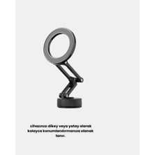 Onba Manyetik Katlanabilir Araç Telefon Tutucu – Magsafe Uyumlu 360° Ayarlanabilir G? - OB5311-1211