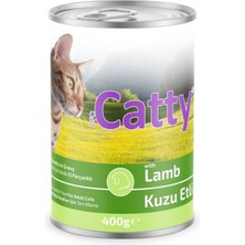 Catty Soslu Kuzu Etli Kedi Konservesi 400 gr