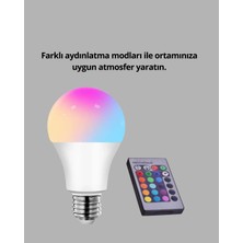Onba Rgb Uzaktan Kumandalı LED Ampul 16 Renk Dekoratif Aydınlatma - OB1120-3449