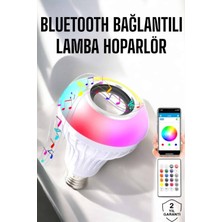 Onba Lamba LED Hoparlör Dayanıklı ve Uzun Ömürlü Bluetooth Hoparlör - OB8560-1394