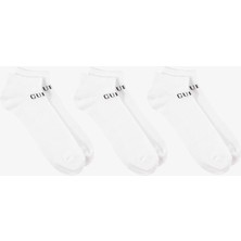 Guess 3'lü Paket Erkek Beyaz Çorap U4YG50Z3F60-G011