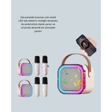 Onba Taşınabilir Bluetooth Karaoke Hoparlör – 2400 Mah Batarya - OB5697-3512