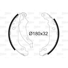 Valeo Depomix Arka Pabuç Balata P206 1.4i 1.6i 1.4hdi 1.9d 98 02 206 1.4 1.4hdi 09 Abs Siz Araçlar 180X32