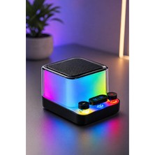 Blackbird Game Center Jrl Z6 Mini Rgb Işıklı Kablosuz Bluetooth Hoparlör - Mekanik Klavye Tuşlu, Speaker