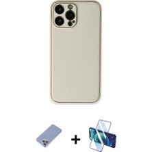 Pileli Store Pilelistore™ iPhone 13 Pro Kılıf Yadigar Klasik - Siyah 3D Antistatik Seramik Nano Ekran Koruyucu + Metal Kamera Lens Koruma Cam - Kuyl