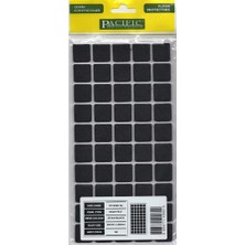 Armüz Pacific 6020 Bl Yapışkanlı Keçe  20 mm x 20 mm Siyah