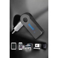 Onba Kablosuz Bluetooth Aux Araç Kiti Siyah Hafıza Kartlı - OB1198-7476