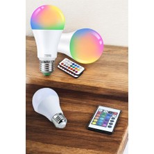 Onba Rgb LED Lamba LED Işık Ampul Renk Değiştirebilen 100 Watt - OB7804-7051
