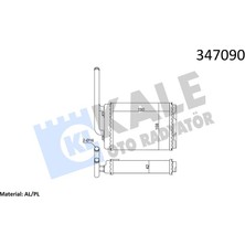 Kale Depomix Kalorifer Radyatörü Twng 1.2i 93 175X152X26 Oto.-Mek.