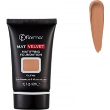 Mybl Flormar. Mat Velvet Foundation Mat Fondöten V206