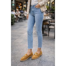 Eforia 26K080 Taba Loafer Tam Ortopedik Casual Günlük Kadın Ayakkabı