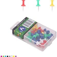 Ark Karışık Renkli Harita Çivisi Piyon Raptiye 8 gr 2 Adet