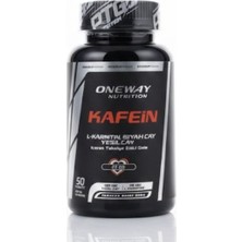 One Way Oneway Nutrition Kafein ve L-Karnitin Içeren 50 Tablet | Aktif Yaşam ve Enerji Desteği